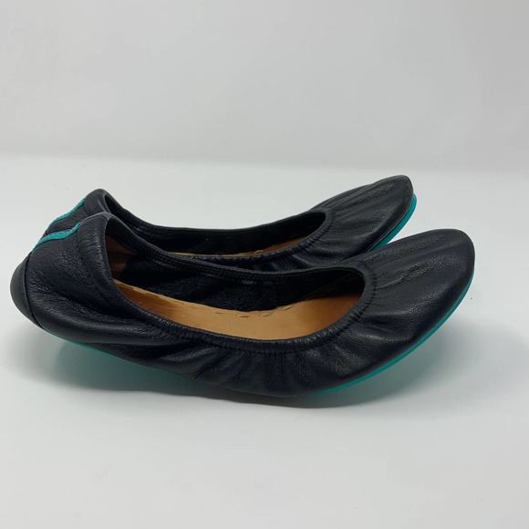 Tieks by Gavrieli Matte Black Ballerina The Ballet Flats Shoes Leather Size US 7 - Picture 3 of 8